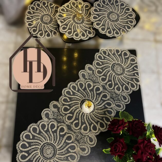 4piece en velours  (طقم 4 قطع)