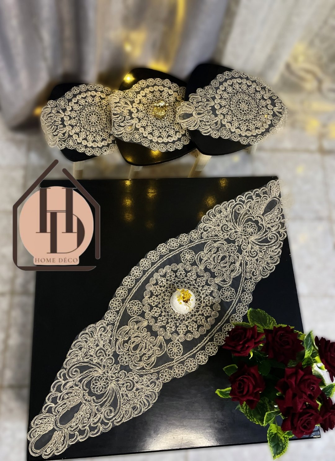 4piece en velours (طقم 4 قطع) - الصورة 4