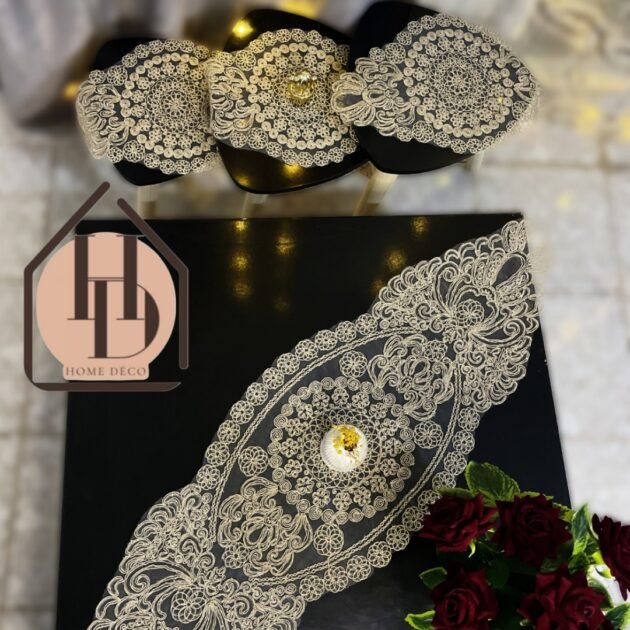 4piece en velours  (طقم 4 قطع)