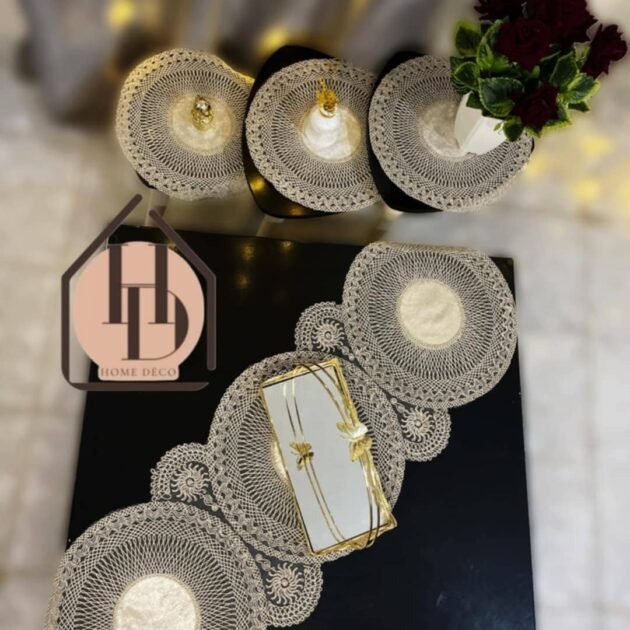 4piece en velours  (طقم 4 قطع)