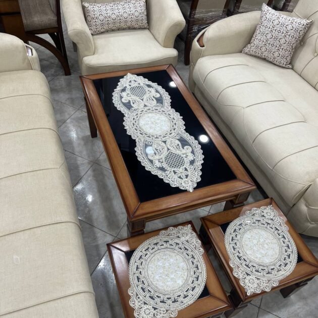 طقم مفارش 3 قطع(3piece en velours)