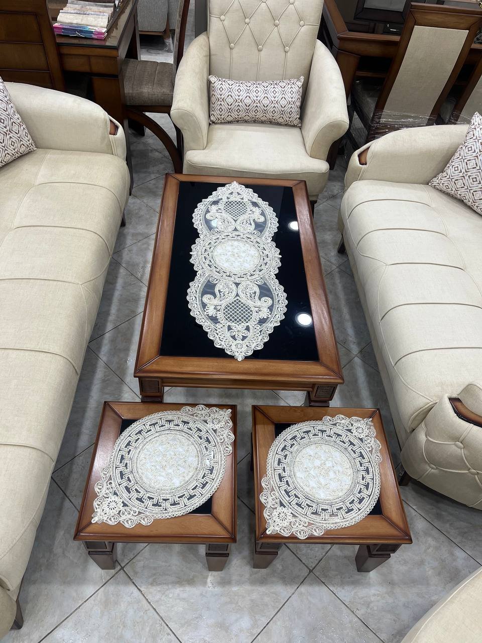 طقم مفارش 3 قطع(3piece en velours) - الصورة 2