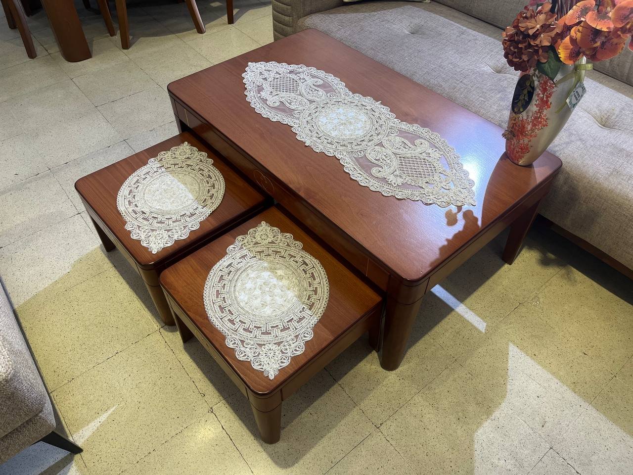 طقم مفارش 3 قطع(3piece en velours) - الصورة 5