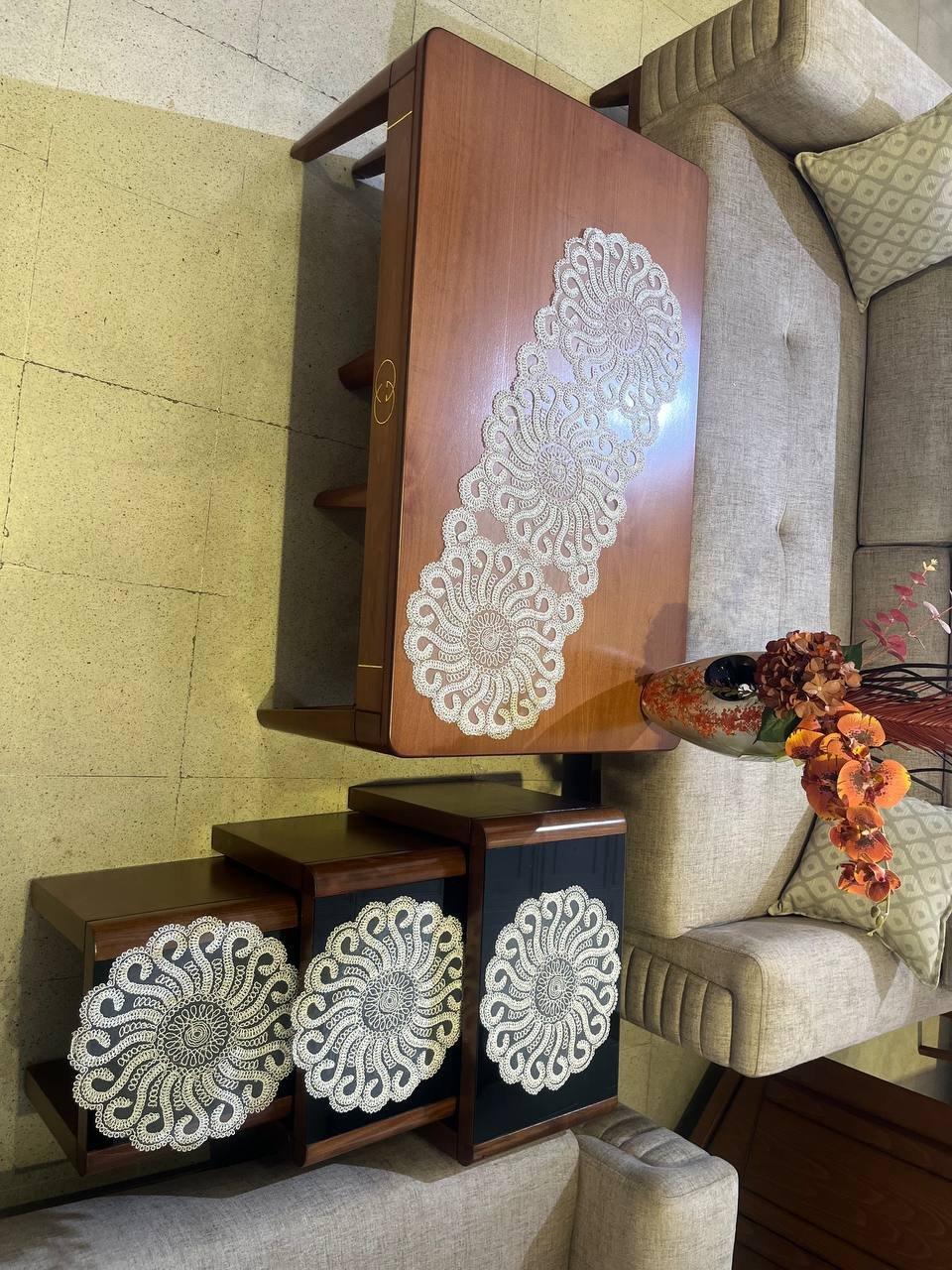 4piece en velours (طقم 4 قطع) - الصورة 4